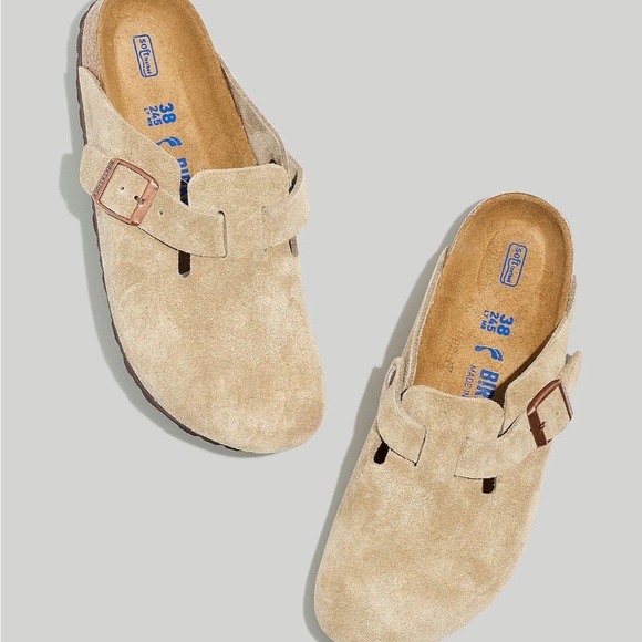 NWT taupe authentic Birkenstock clogs - Picture 1 of 1